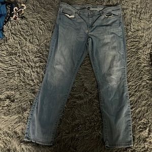 blue non-ripped jeans